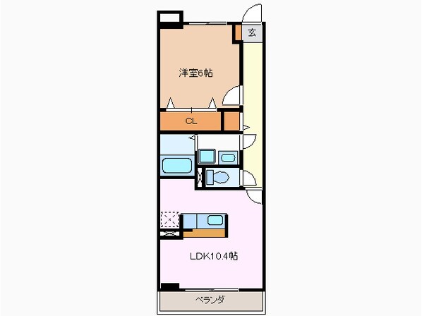 第２ファミール豊明の物件間取画像